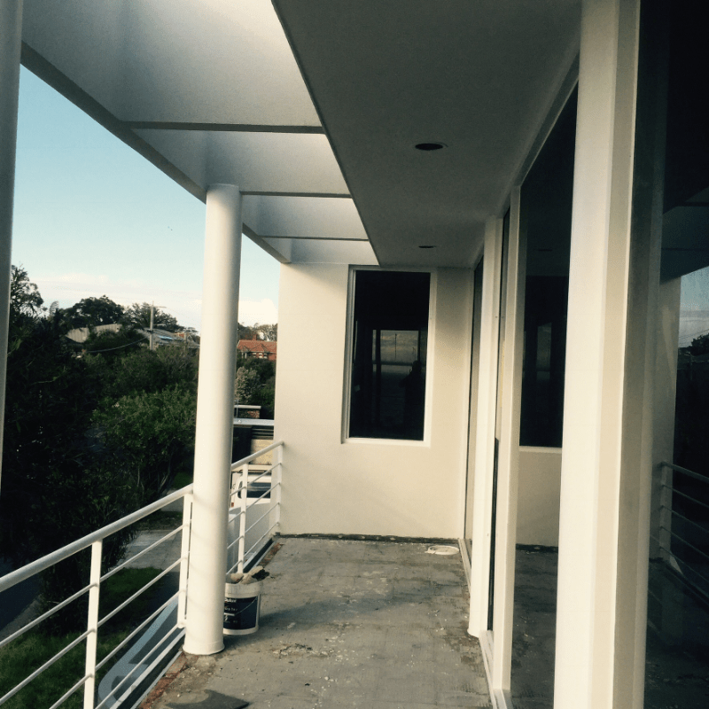 AFSM Painting completed job - exterior balcony